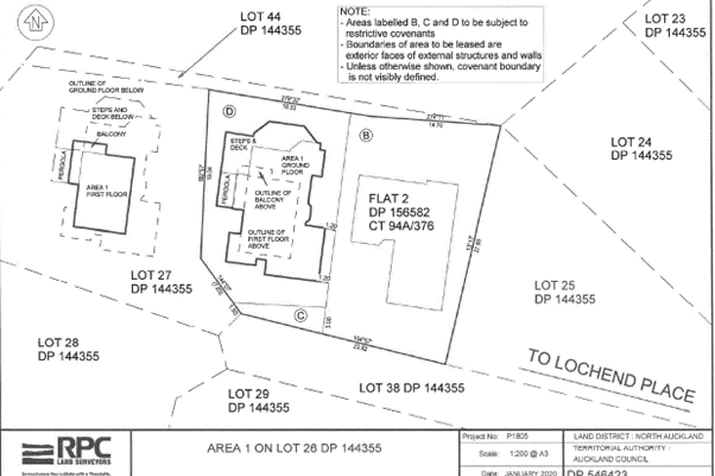 image of cross lease documentation