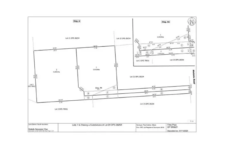 image of a easment title