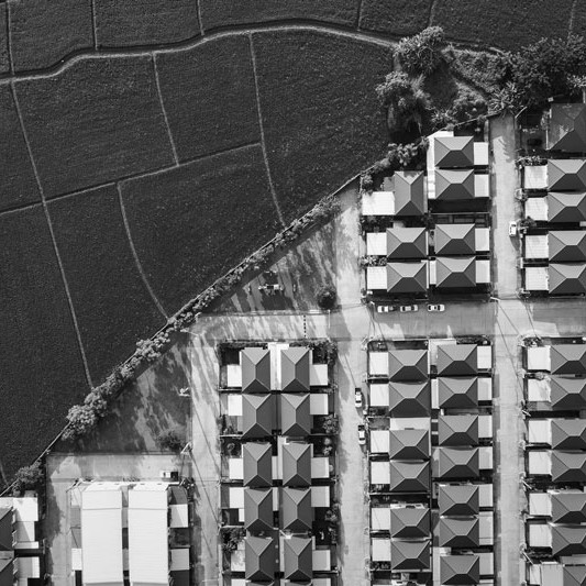 image of aerial view of subdivision