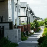 image of a row of houses side by side