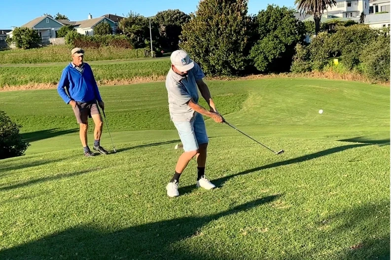 Image of the RPC Land Surveyors team playing golf