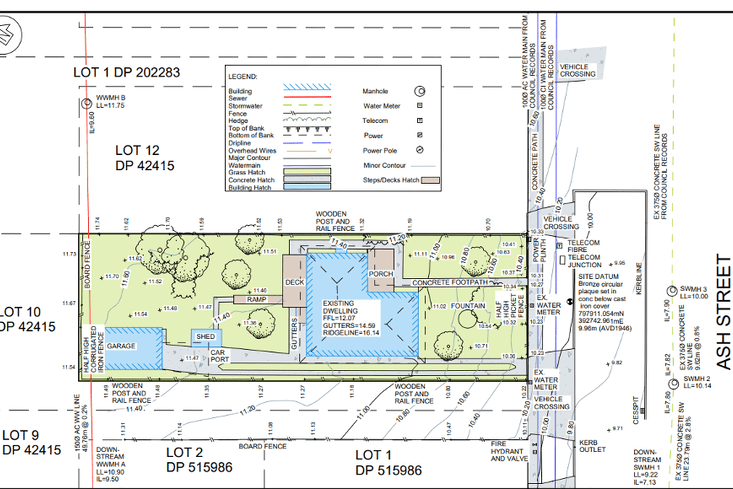 image of a site surveying plan