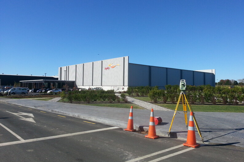 image of a building with theolodite in front